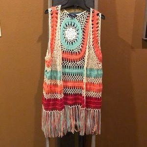 Crochet vest